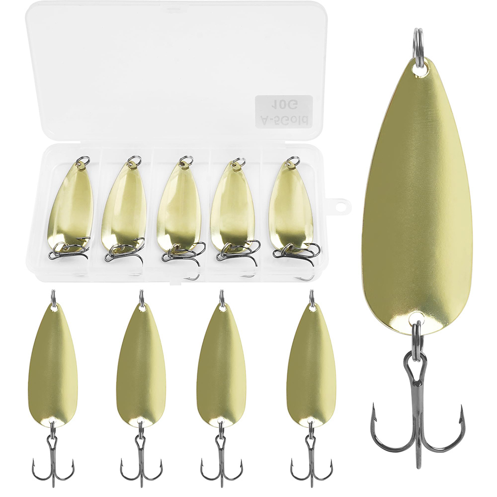 Fishing Hook Treble - 5 Adet Balıkçılık Kaşığı Metal Balıkçılık