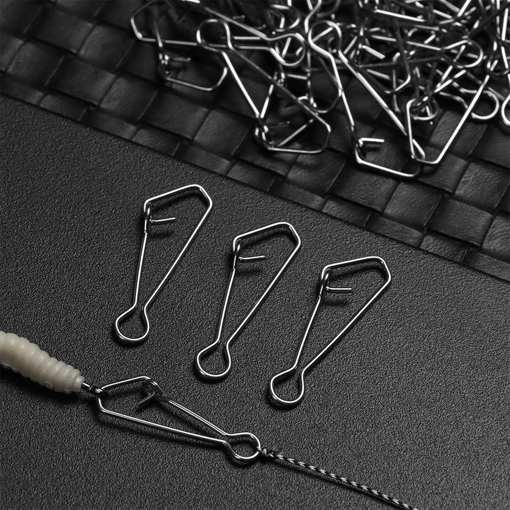 Fishing Hook Stainless Steel - 50 adet/paket hızlı klip kilit balıkçılık