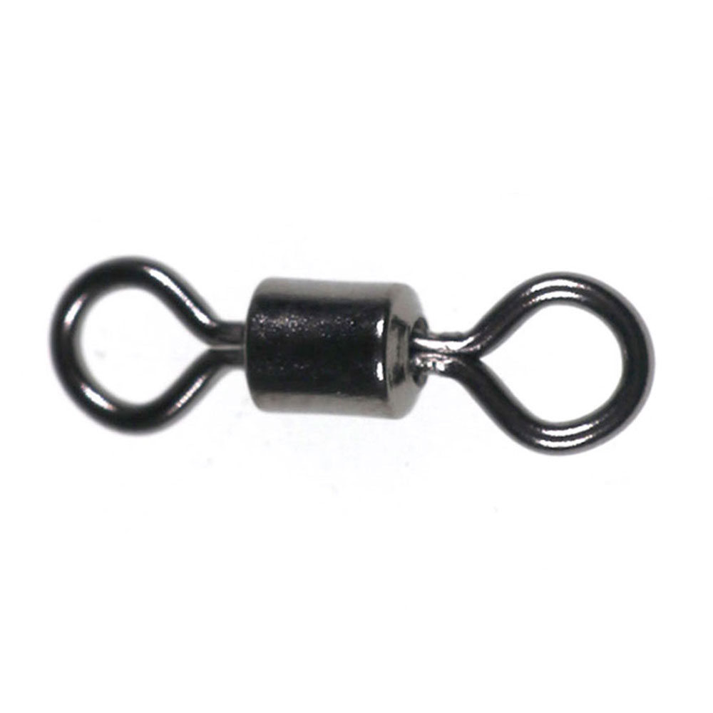 Fishing Hook Size - 100 adet siyah 8 şekil fırdöndü