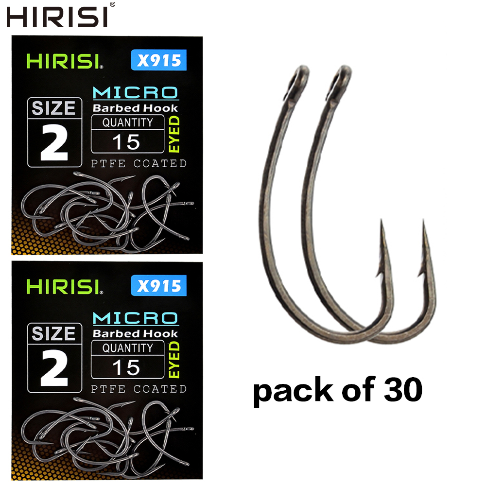 Fishing Hook Offset - Hirisi 30x Sazan Balıkçılık Kancalar Göz