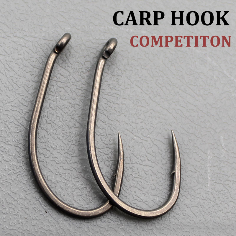 Fishing Hook Offset - 20 adet/grup Sazan balıkçılık PTFE kaplama