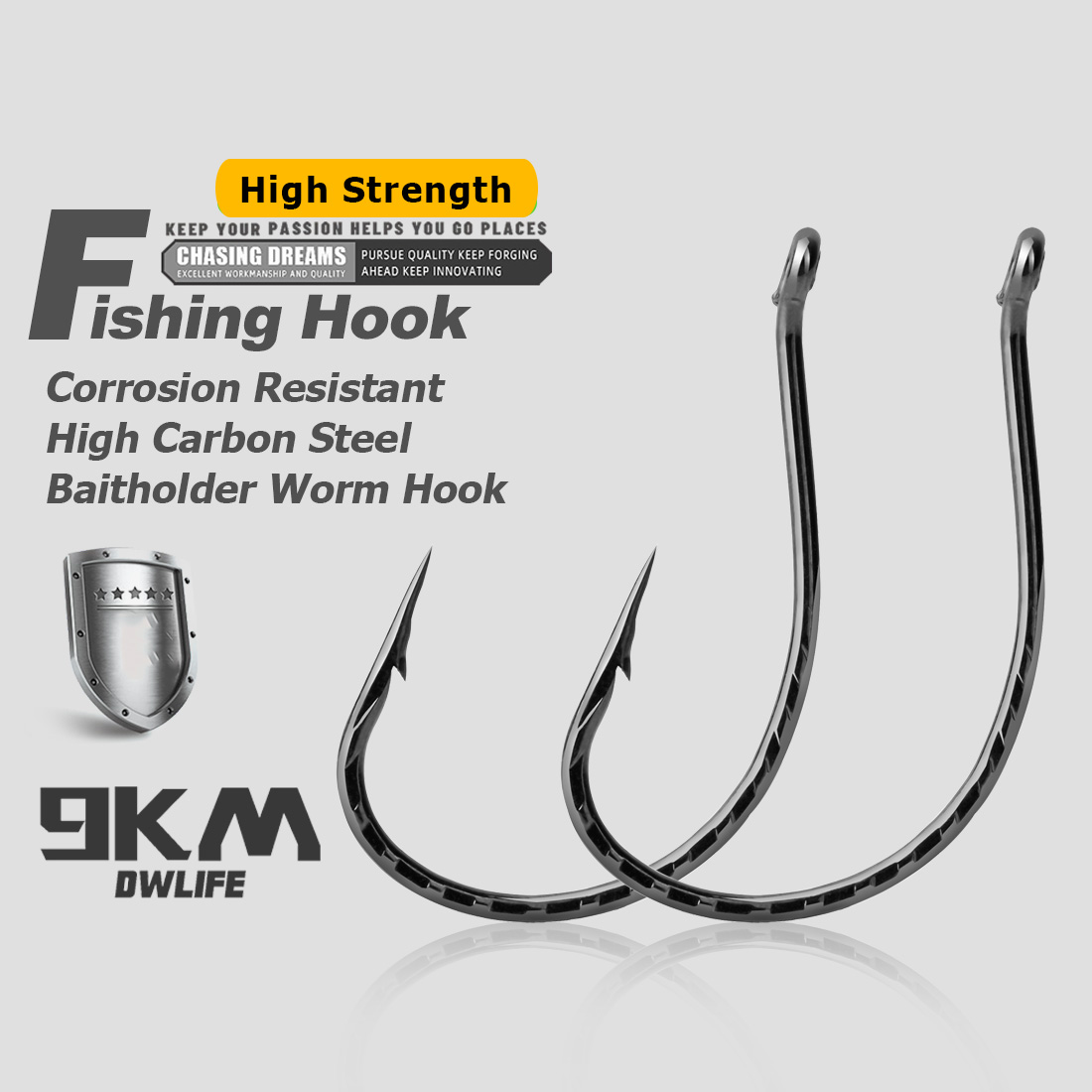 Fishing Hook Barbless - Damla Atış Kanca Bas Balıkçılık Kancalar