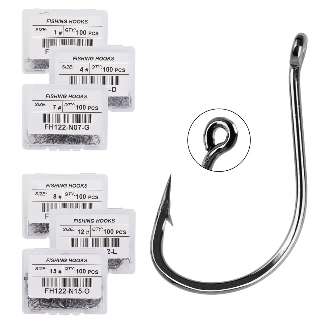 Fishing Hook Offset - 100 adet/kutu japonya Izu balık oltası