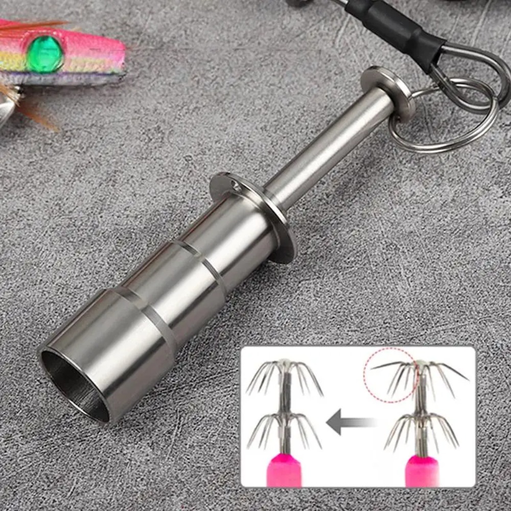 Fishing Hook Jig - 1 Paket Paslanmaz Çelik Kalamar Jig