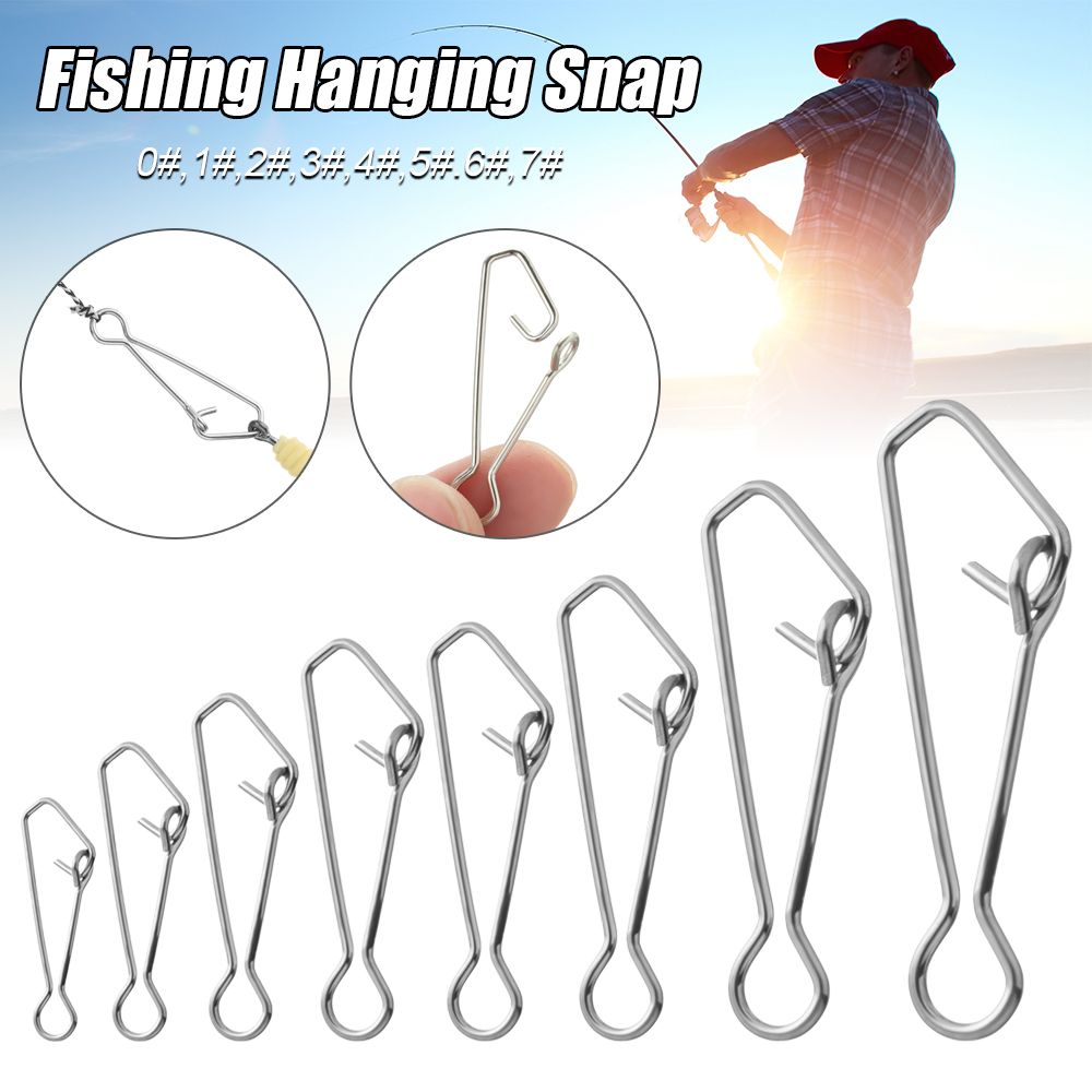 50 adet/paket hızlı klip kilit - Fishing Hook Stainless Steel incelemesi ve fiyatı