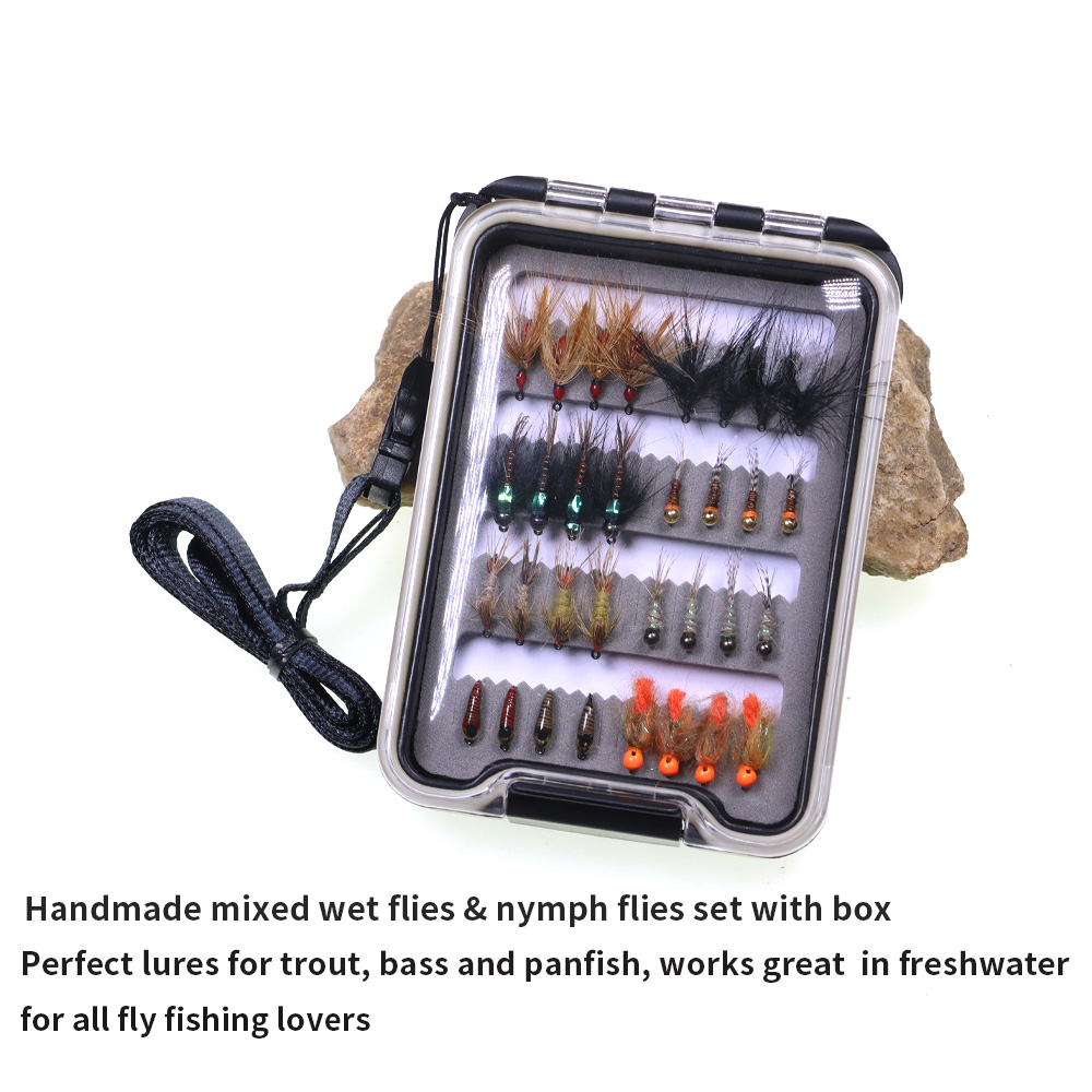 32 Parça Nimf Sinekleri Seti A - Fishing Hook Barbless incelemesi ve fiyatı
