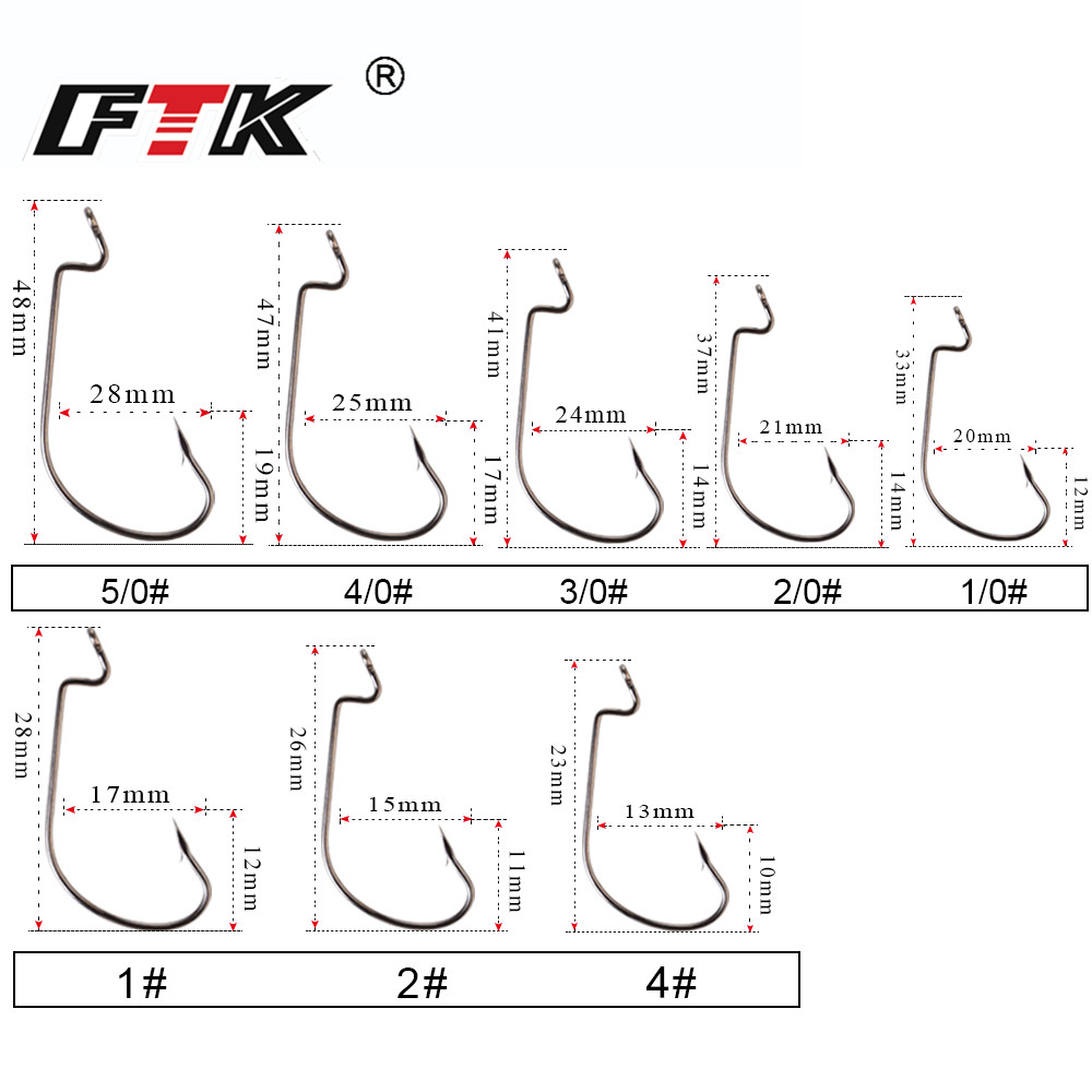 FTK 12-20PCS Ofset Balıkçılık  - Fishing Hook Offset incelemesi ve fiyatı