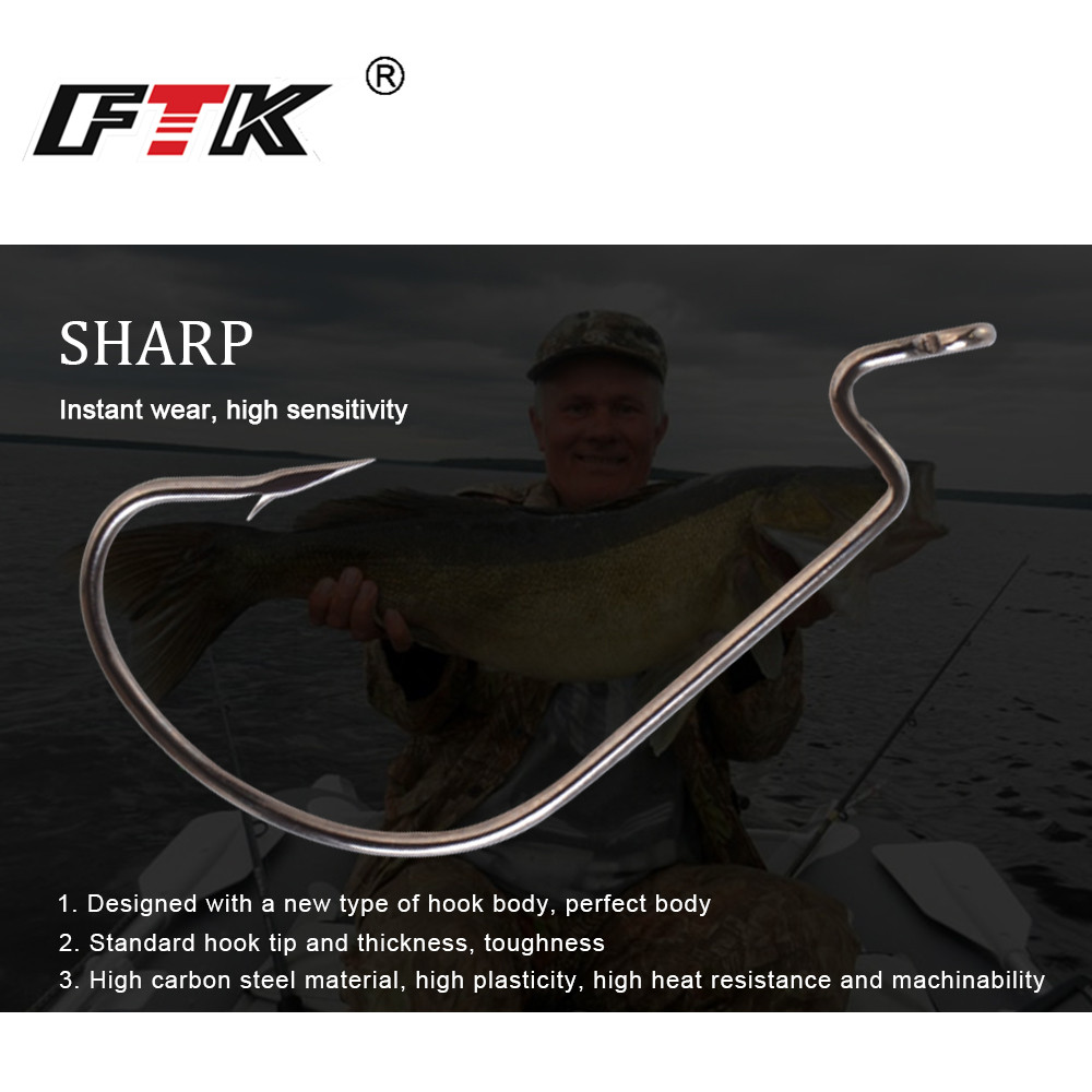 FTK 12-20PCS Ofset Balıkçılık  - Fishing Hook Offset incelemesi ve fiyatı