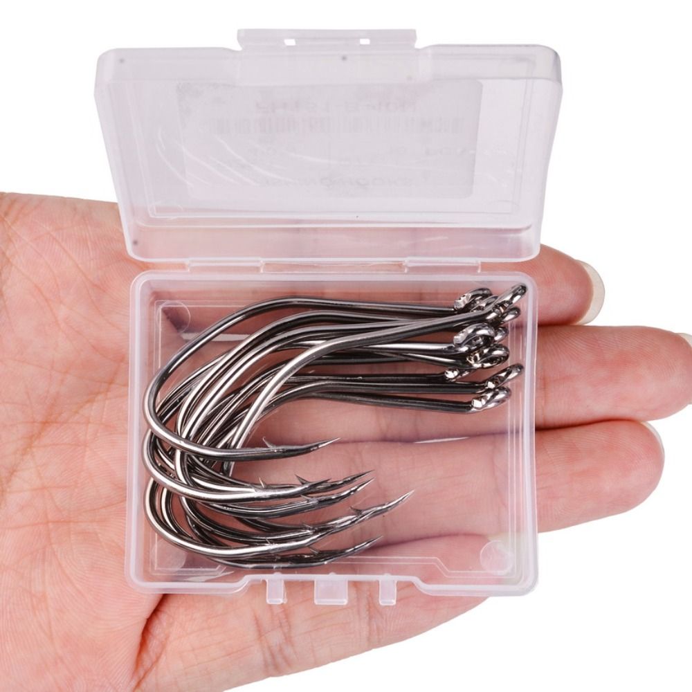 10 adet/kutu dikenli yayın bal - Fishing Hook Circle incelemesi ve fiyatı