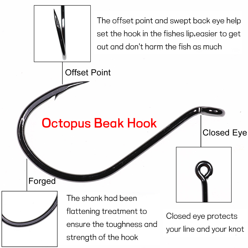 Bimoo 20 adet Ofset Ahtapot Ga - Fishing Hook Offset incelemesi ve fiyatı