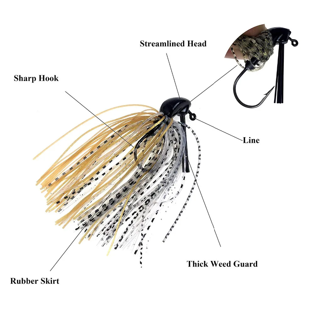 10 adet 7g 10g 14g Otsuz Jig T - Fishing Hook Weedless incelemesi ve fiyatı