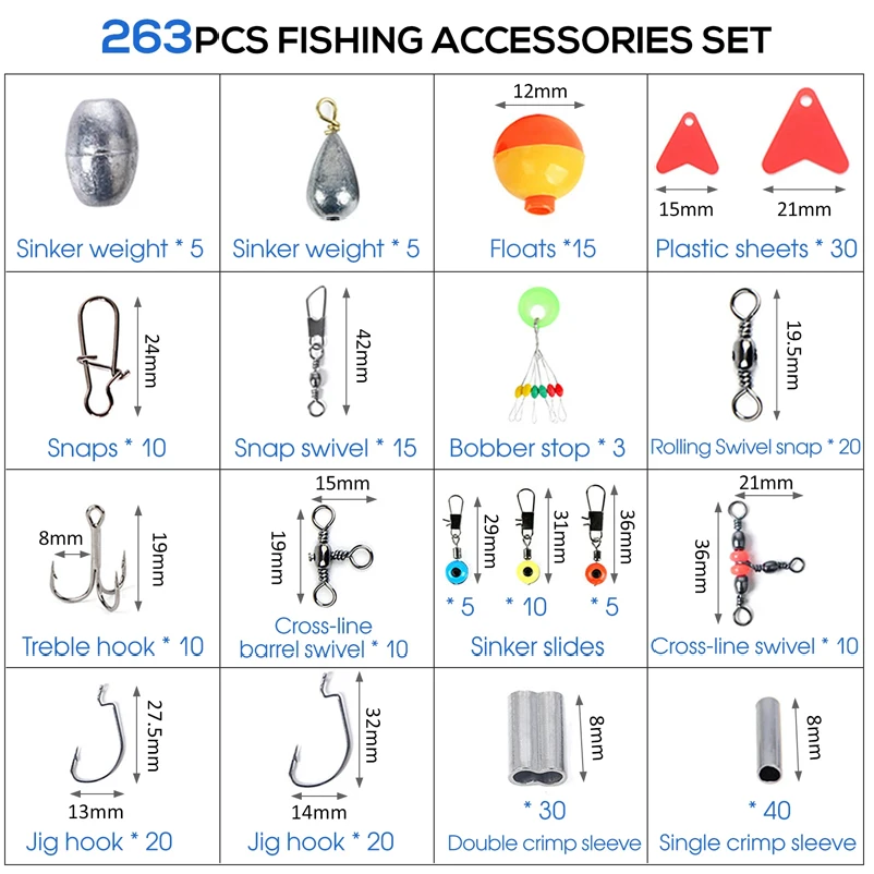 263 adet Açık Balıkçılık Akses - Fishing Hook Jig incelemesi ve fiyatı