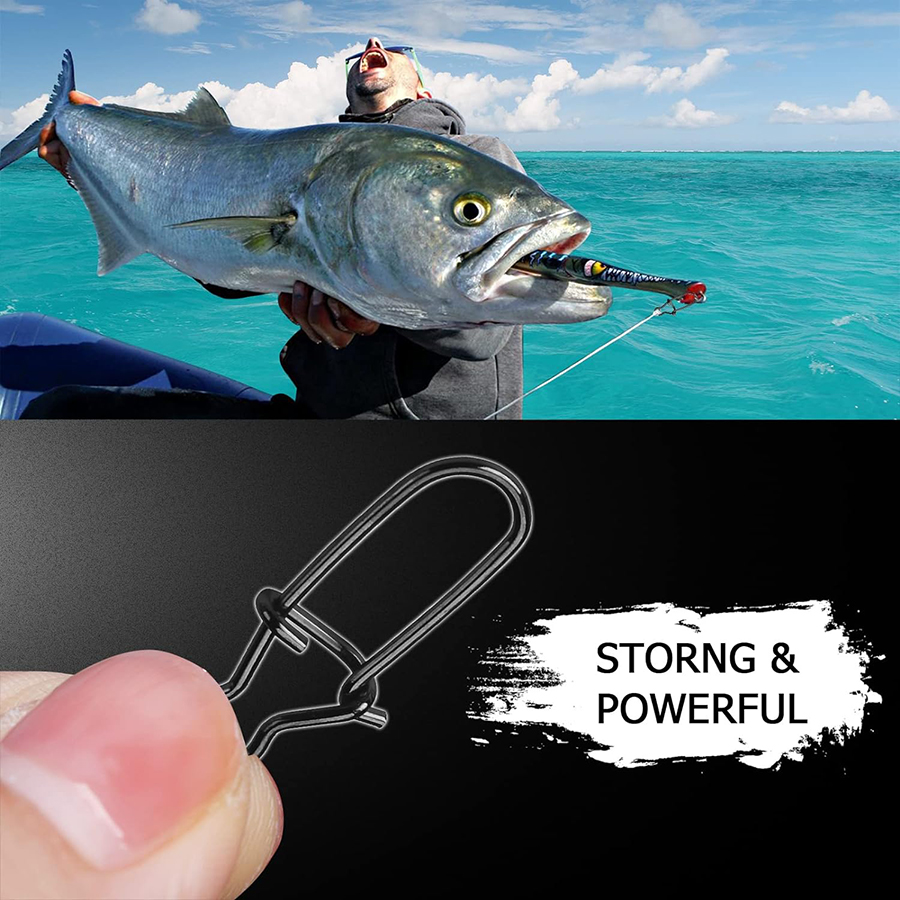 50 adet Crankbait Snaps Paslan - Fishing Hook Stainless Steel incelemesi ve fiyatı