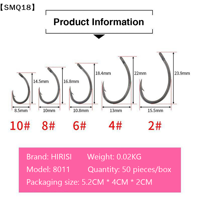 Hirisi 50 adet Kutulu Kancalar - Fishing Hook Box incelemesi ve fiyatı