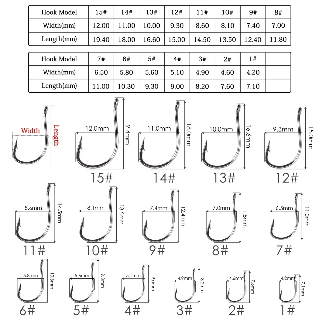 100 adet/kutu japonya Izu balı - Fishing Hook Offset incelemesi ve fiyatı