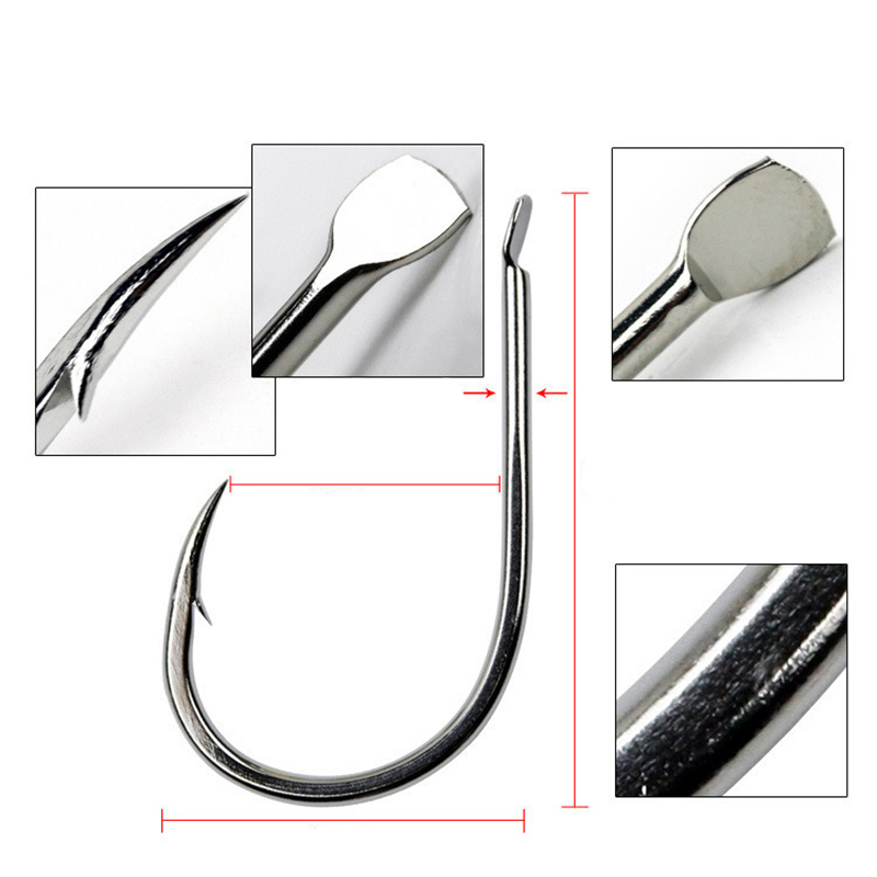 100 adet/grup 7 boyut dikenli  - Fishing Hook Circle incelemesi ve fiyatı