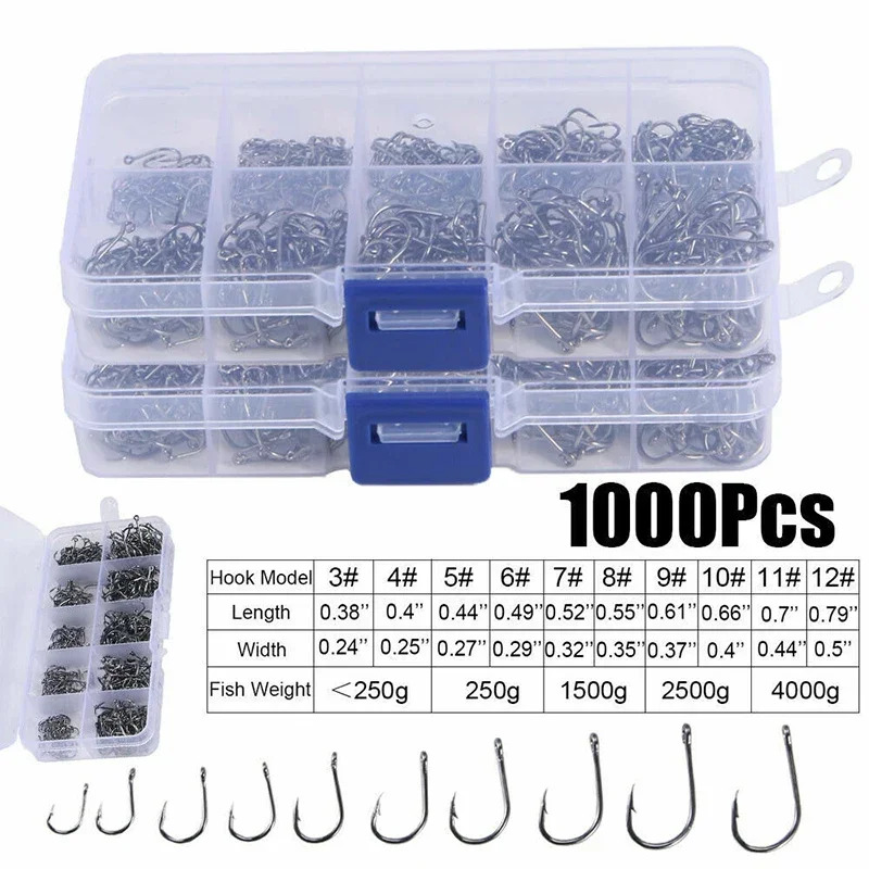 50-1600 Adet/Kutu Balıkçılık K - Fishing Hook Offset incelemesi ve fiyatı