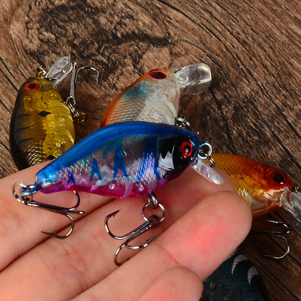 5 adet Yüzen Crankbait Yem Bal - Fishing Hook Treble incelemesi ve fiyatı