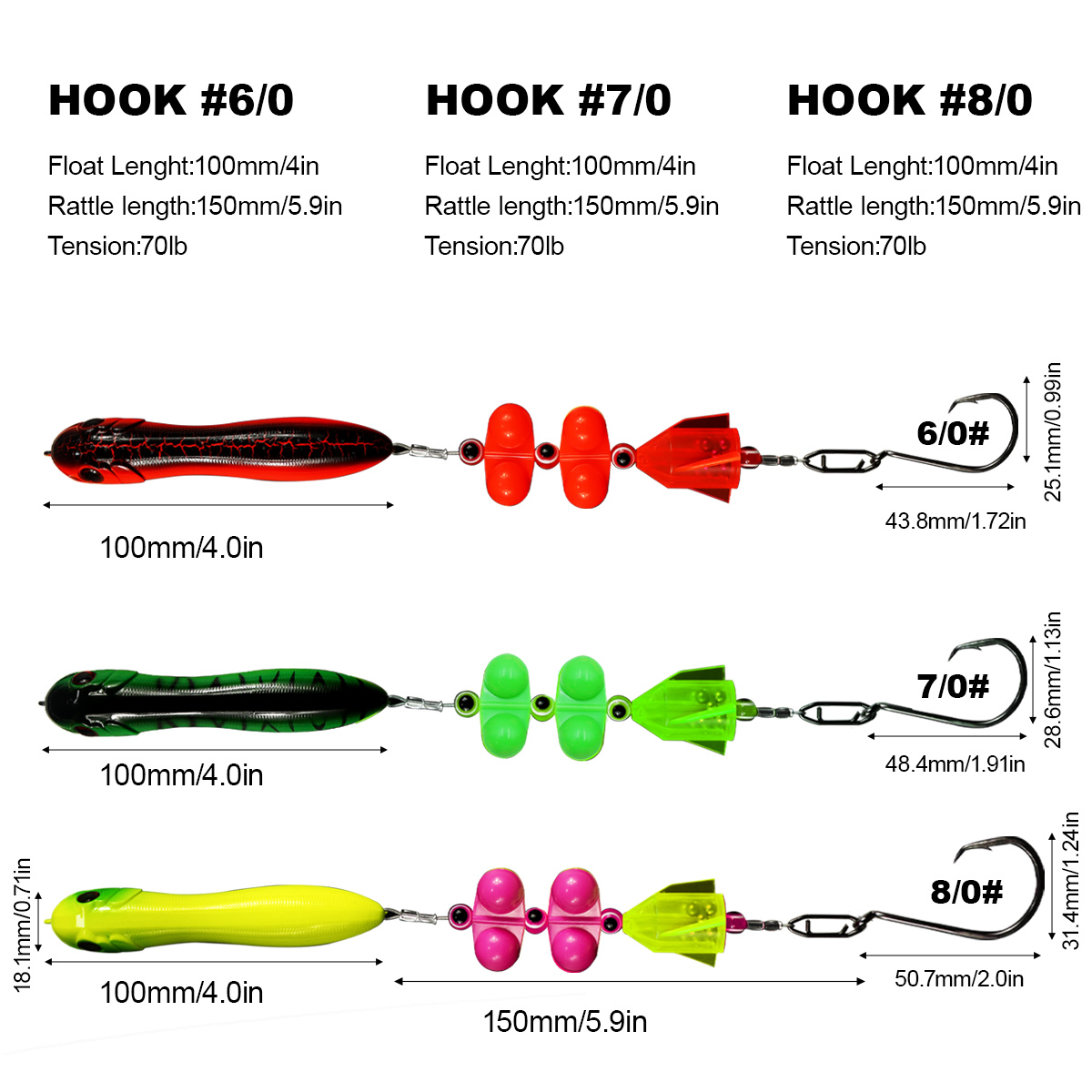 ZYZHE Yayın Balığı Olta Takıml - Fishing Hook Circle incelemesi ve fiyatı