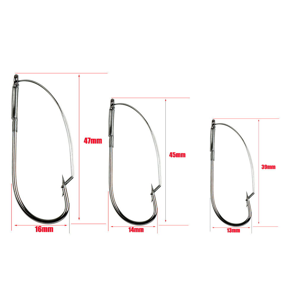 10 adet/kutu Balıkçılık Tuhaf  - Fishing Hook Weedless incelemesi ve fiyatı