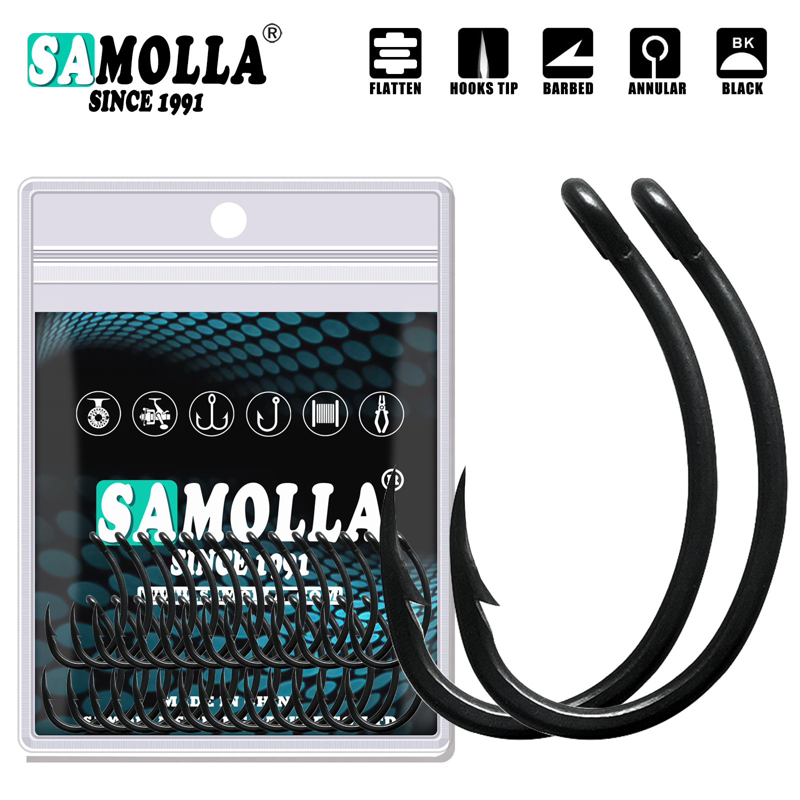 50 adet Sazan Balıkçılık Kanca - Fishing Hook Offset incelemesi ve fiyatı