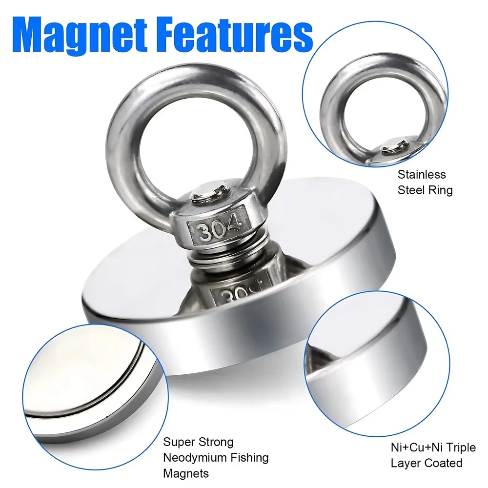 D16~D42mm Süper Güçlü Neodimyu - Fishing Hook Stainless Steel incelemesi ve fiyatı